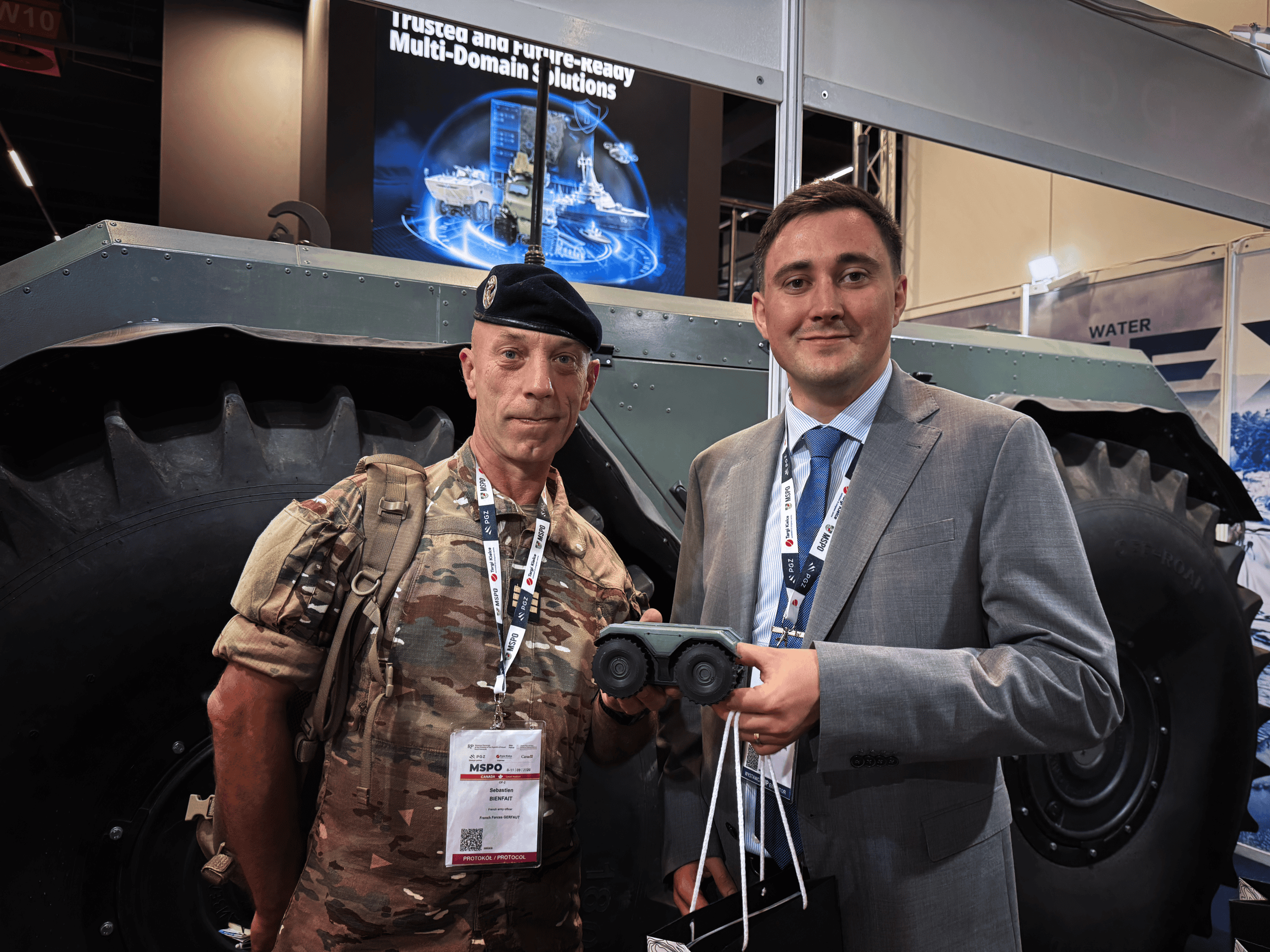 Фото 2 - ABRIS DG wita międzynarodowe delegacje na targach MSPO 2026